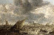 Abraham van Beijeren River Landscape oil painting on canvas